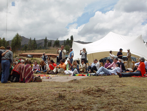 Construyendo con una Famillia Local - Cusco